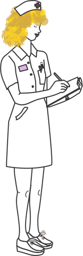 162x500 Nurse Sketch Public Domain Vectors - Nurse Sketch