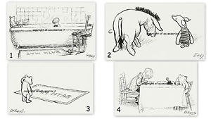 300x169 Personalised 5x7 Winnie The Pooh Sketch Prints - Nursery Sketch