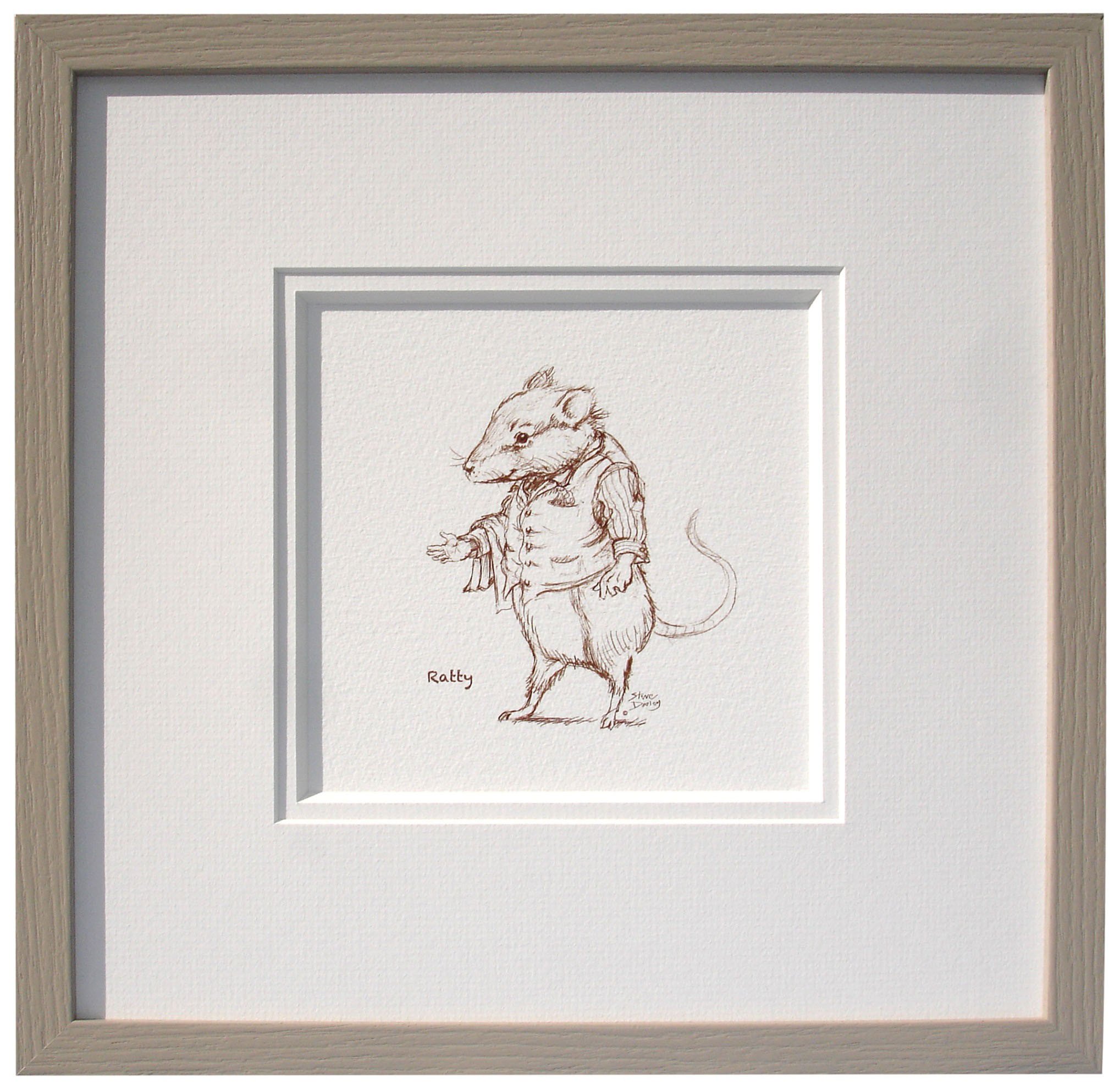 2037x1985 Ratty Sketch Nursery Print Ellerby England Ellerby England - Nursery Sketch