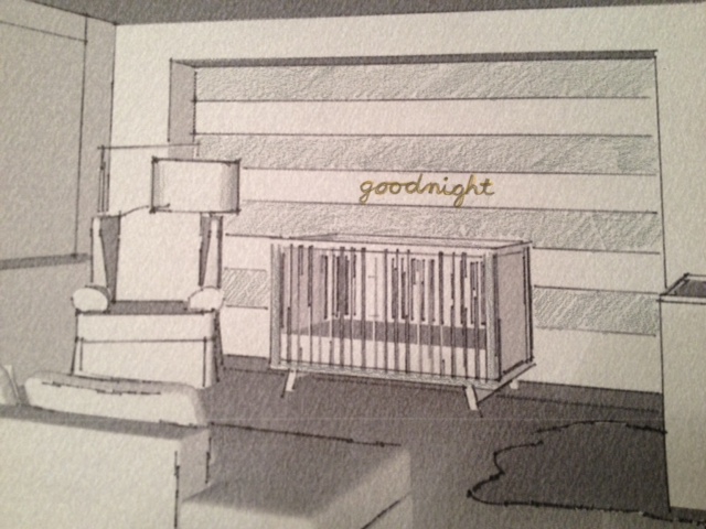 640x480 Nursery Danielle Touijer Designs - Nursery Sketch