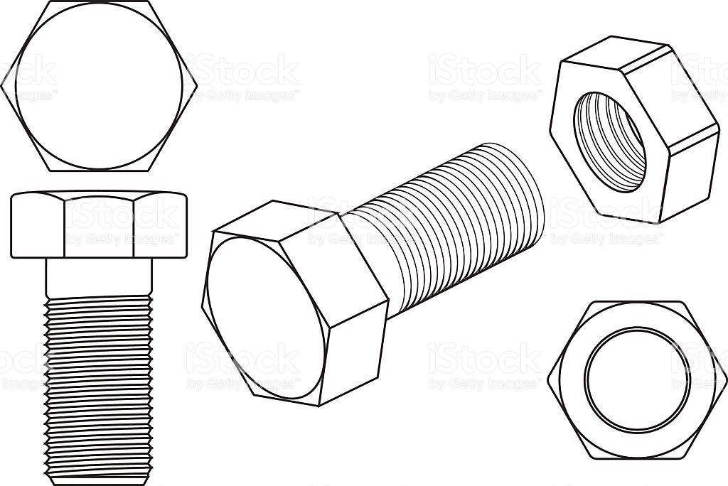 Newest For Nuts And Bolts Drawing | Armelle Jewellery