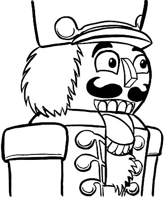 336x400 Holy Karpe Nutcracker Black Amp White - Nutcracker Sketch