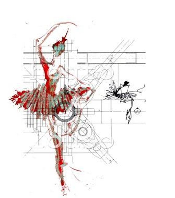 570x646 Nutcracker Ballet Urban Industrial Art Architectural Etsy - Nutcracker Sketch