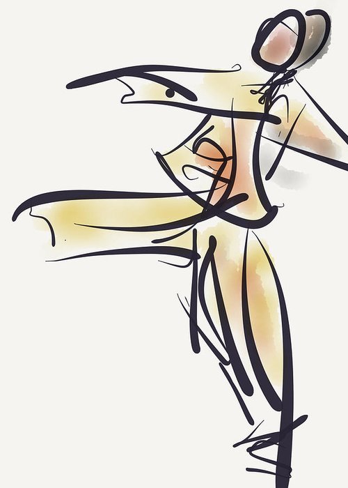 500x700 Nutcracker Chinese Greeting Card For Sale By Kevin Houchin - Nutcracker Sketch