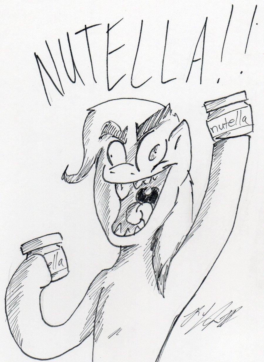 900x1232 Nutella By Richfox - Nutella Sketch