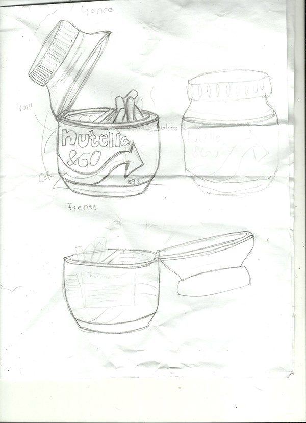 600x829 Nutella Metal Packaging On Wacom Gallery - Nutella Sketch