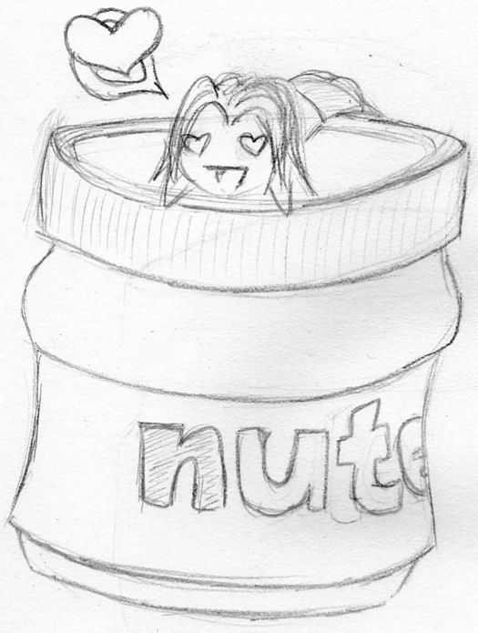 525x695 Nutella Is Love By Gothicmongoose - Nutella Sketch