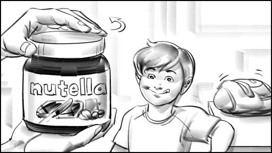 533x300 Nutella Spread The Happy Max Forward Digital Storyboards - Nutella Sketch