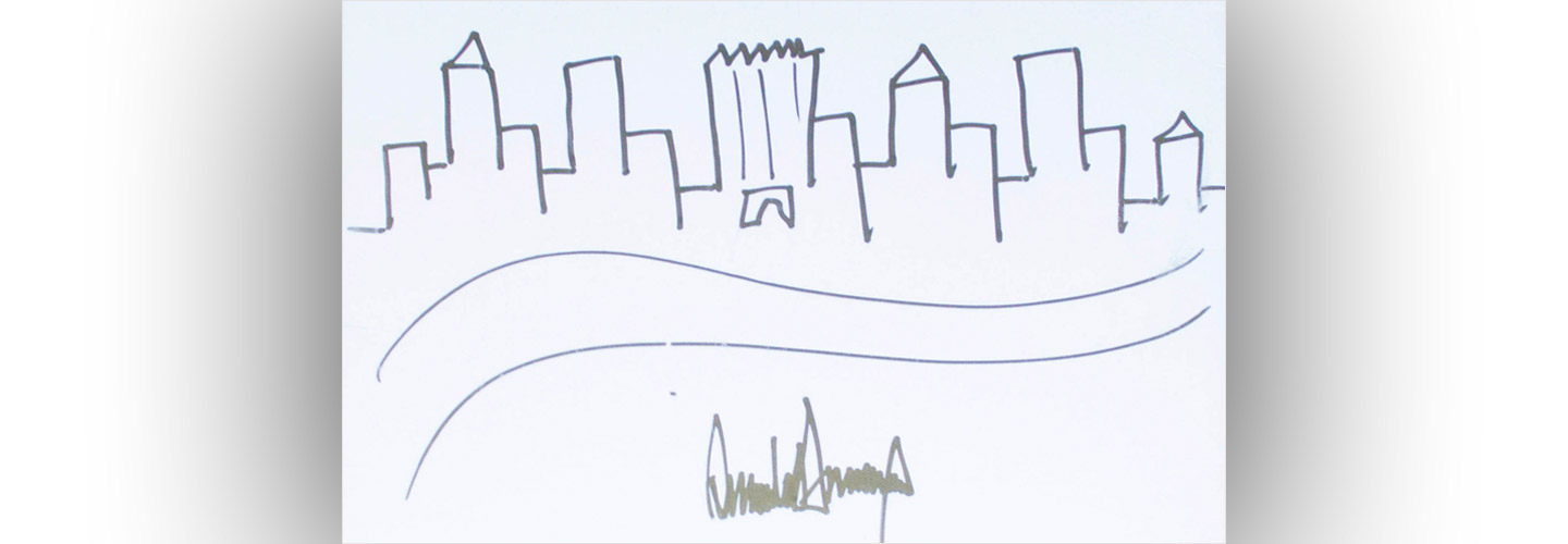 1440x500 Trump Ny Skyline Sketch 0725 - Ny Skyline Sketch