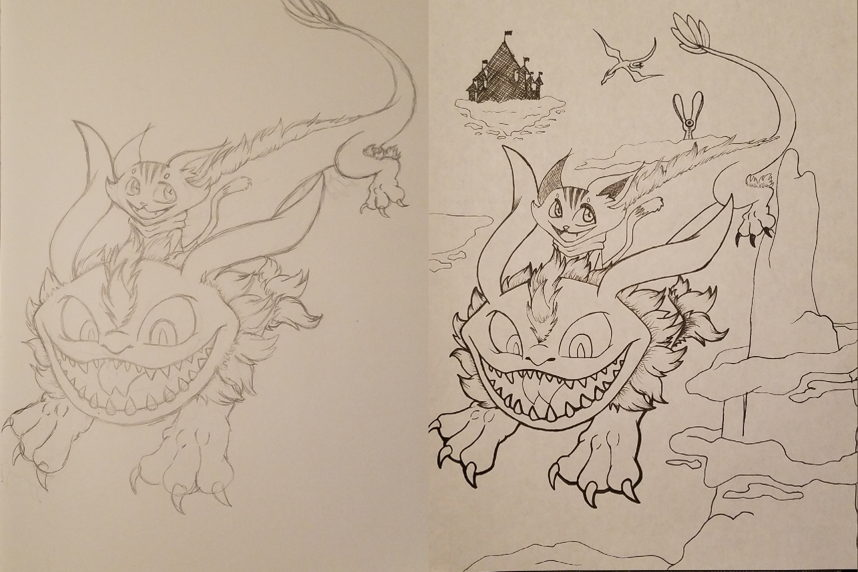 2989x1993 My Oasis Sketch By Dragonbugskull On Newgrounds - Oasis Sketch