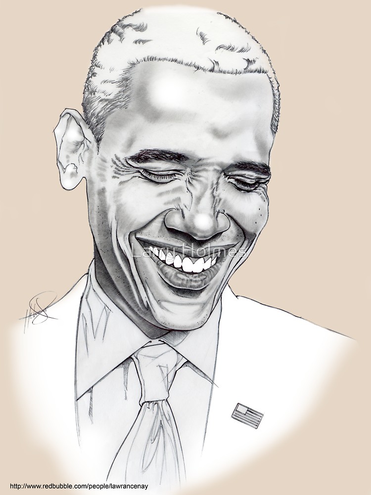 750x1000 Barack Obama Sketch 2 Unisex T Shirt By Lawrancenay Redbubble - Obama Sketch