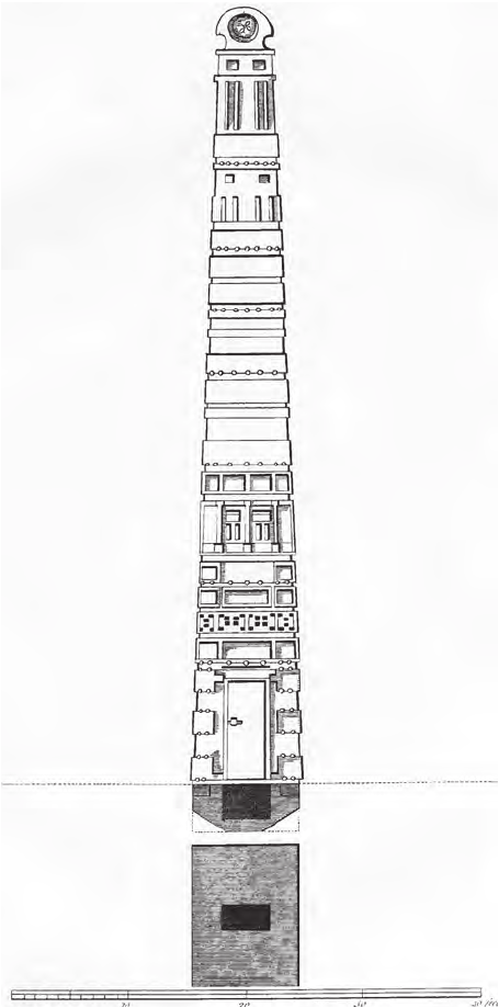455x919 James Bruce (Or Luigi Balugani) Detail Of Obelisk - Obelisk Sketch