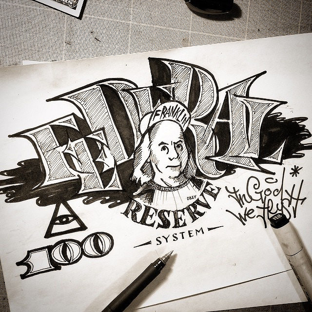 640x640 Lettering - Obey Sketch
