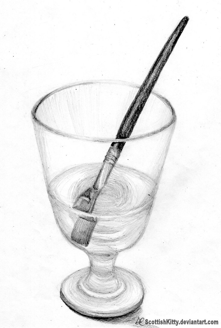 734x1088 Object In Water Sketch By Scottishkitty - Object Sketches