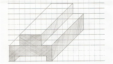 395x226 Isometric And Oblique Drawings - Oblique Sketch