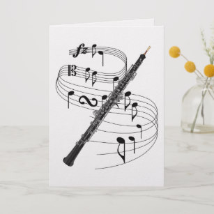 307x307 Oboe Cards Zazzle - Oboe Sketch
