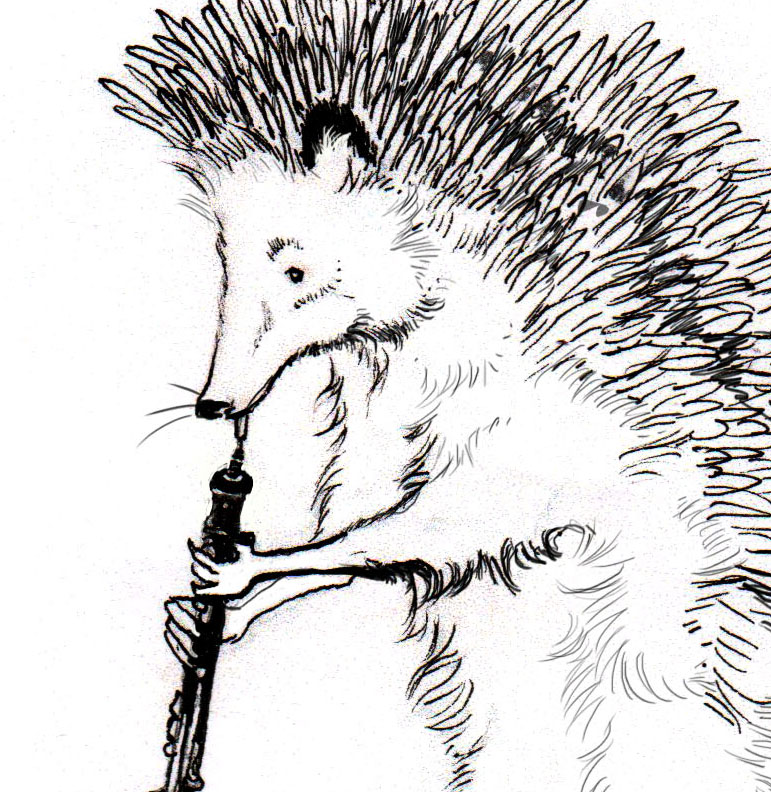 771x792 Boston Illustration - Oboe Sketch