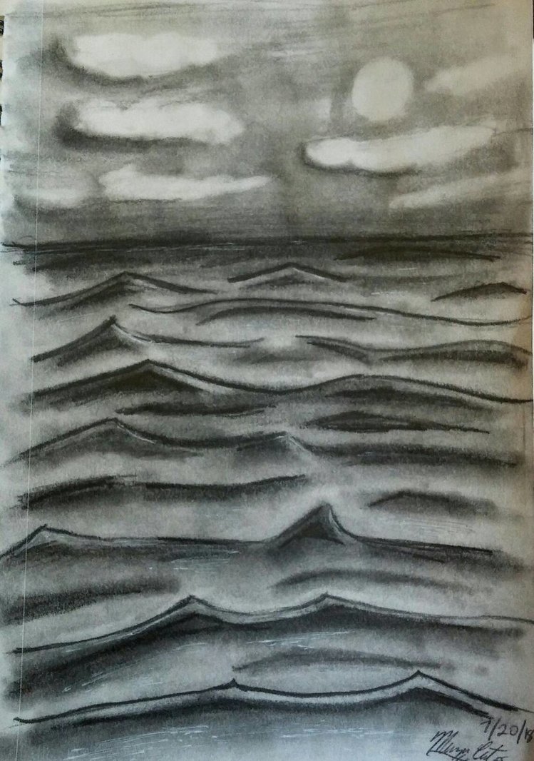 749x1066 Ocean Sketch By Mizunotama - Ocean Sketch