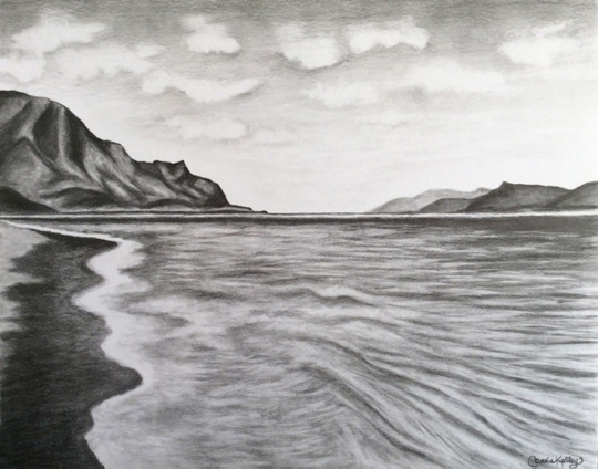 540x424 Ocean View Carrie Kelley Art - Ocean Sketch