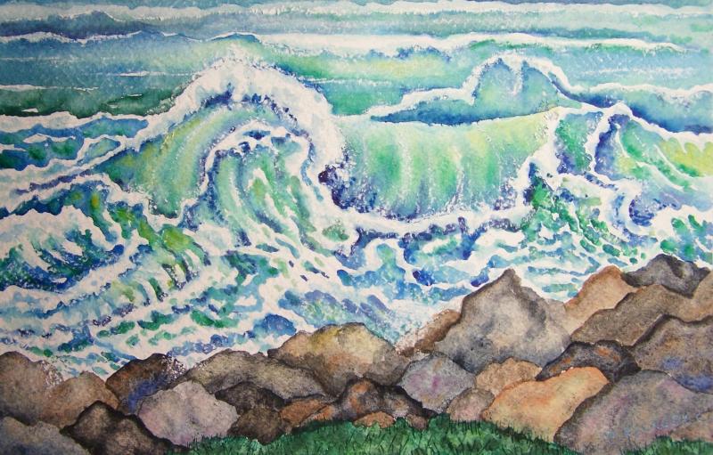 800x511 A Fun Little Ocean Sketch ) - Ocean Sketch