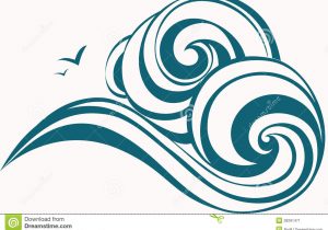 300x210 Drawing Of A Wave Sketch Ocean Waves Hand Drawn Sea Storm Wave - Ocean Waves Sketch