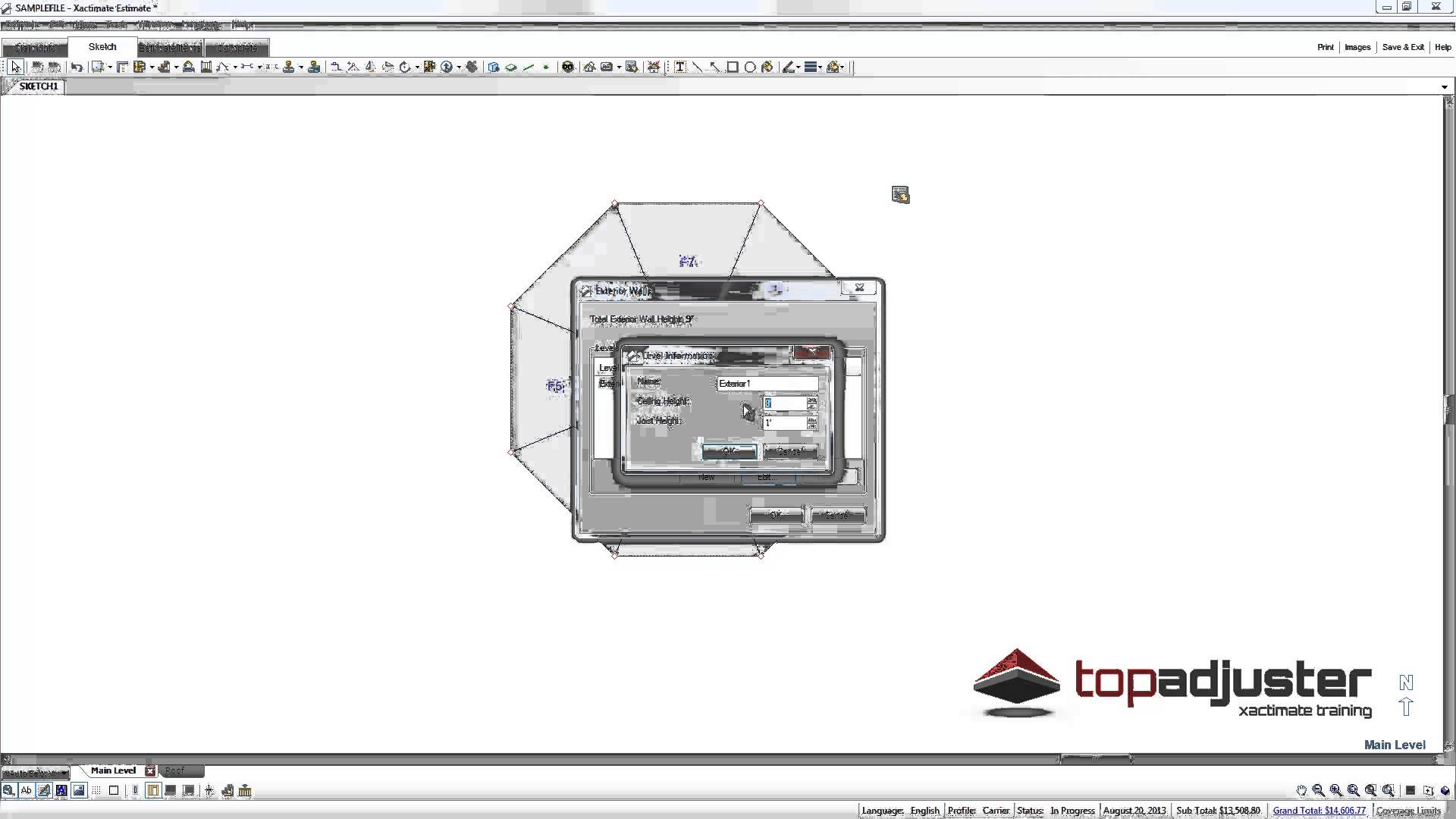 1920x1080 Octagon Room Sketch - Octagon Sketch