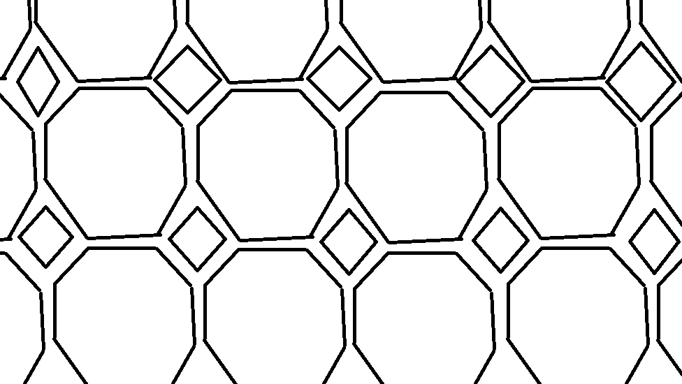 976x550 Remodelaholic Diy Ombre Painted Hexagon Accent Wall - Octagon Sketch