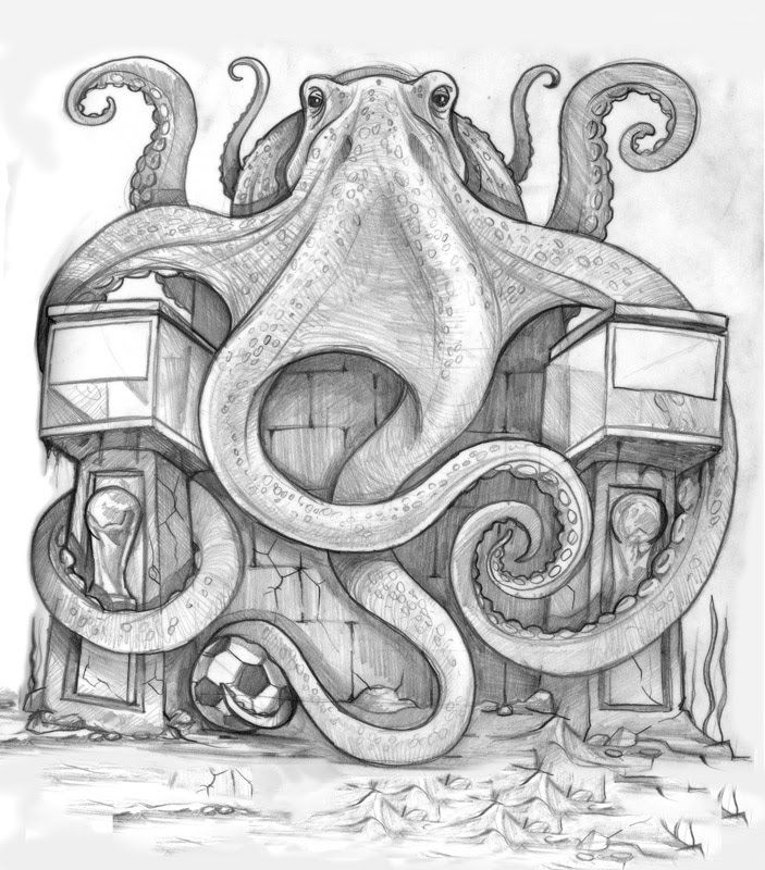 703x800 Octopus Pencil Drawings Original Pencil Sketch And Tatts In 2018 - Octopus Pencil Sketch