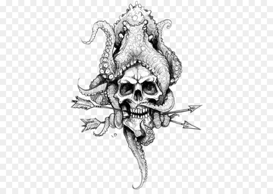 900x640 Octopus Tattoo Drawing Sketch - Octopus Tattoo Sketch