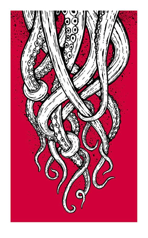 564x906 Tentacles - Octopus Tentacles Sketch