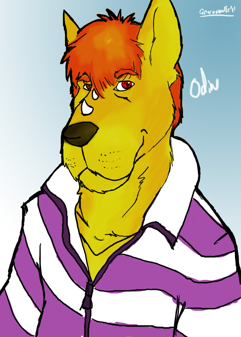 800x1120 Odin Sketch By Cameronwolfe - Odin Sketch