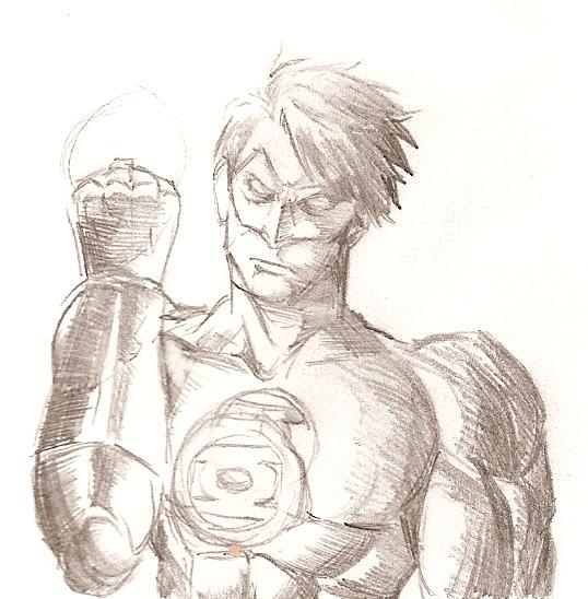 538x548 Hal Jordan Sketch By Odysseus Cross - Odysseus Sketch