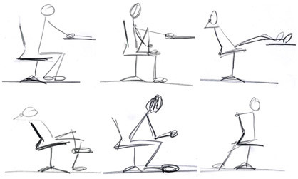 418x251 Office Chair On - Office Chair Sketch