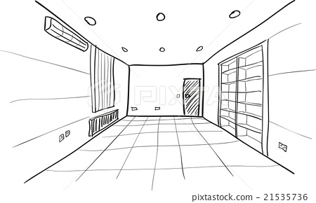 450x290 Office Sketch Cutout - Office Sketch