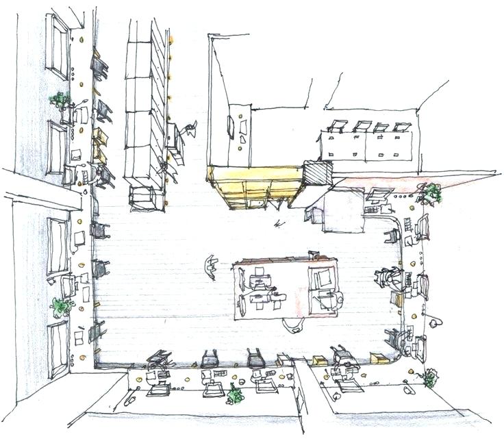 736x644 Architects Salary In India This Office Has A Running Track Designs - Office Sketch