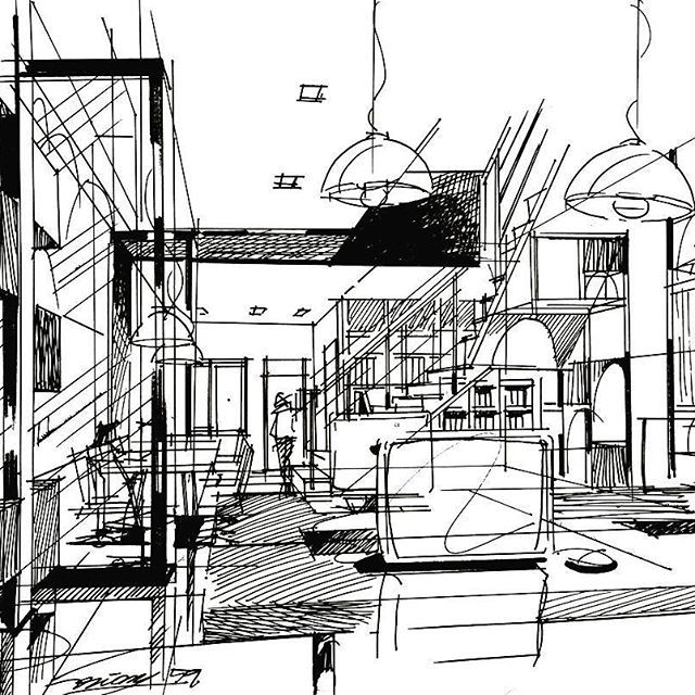 Office Sketch at PaintingValley.com | Explore collection of Office Sketch