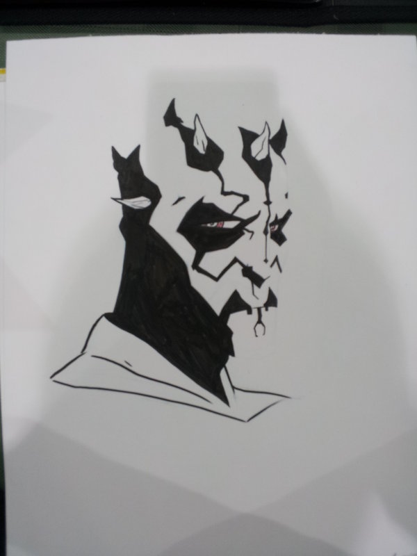 600x800 Ohio Sketch Darth Maul By Andrewkwan - Ohio Sketch
