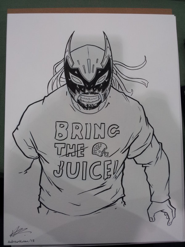 600x800 Ohio Sketch Luchadore By Andrewkwan - Ohio Sketch