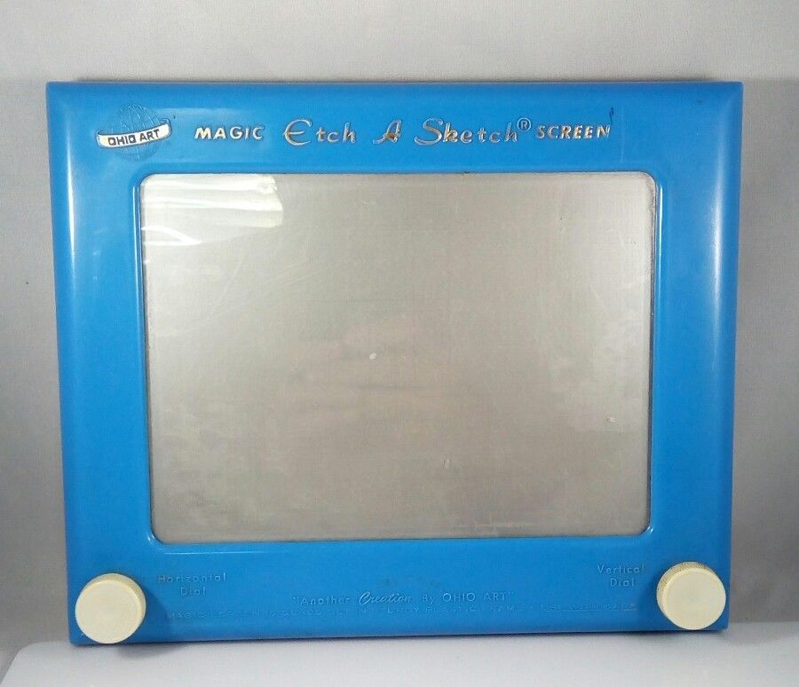 900x774 Vintage Ohio Art Rare Blue Magic Etch A Sketch Magic Magnetic - Ohio Sketch
