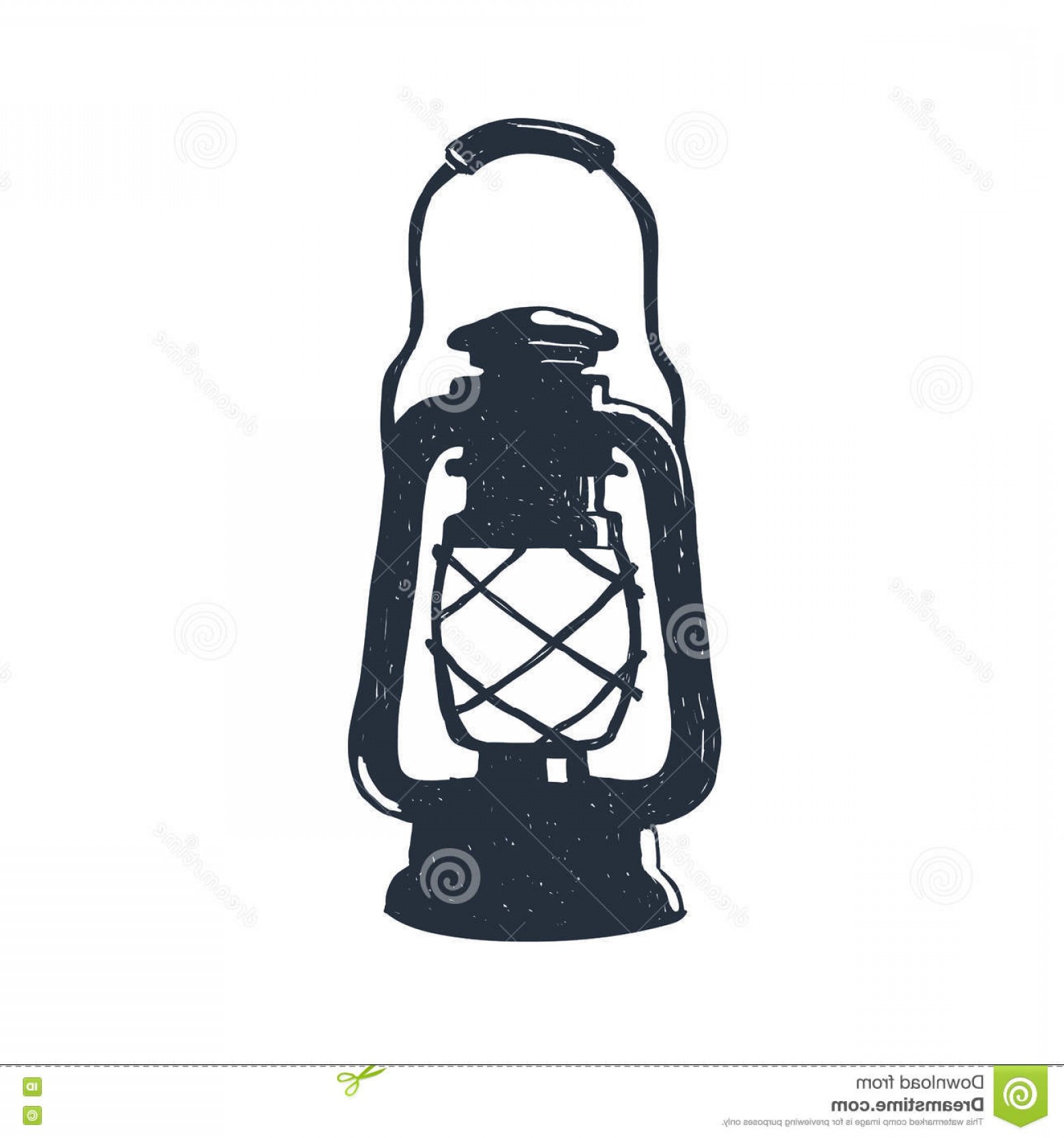 1560x1668 Stock Illustration Hand Drawn Vintage Kerosene Lamp Sketch Oil - Oil Lamp Sketch