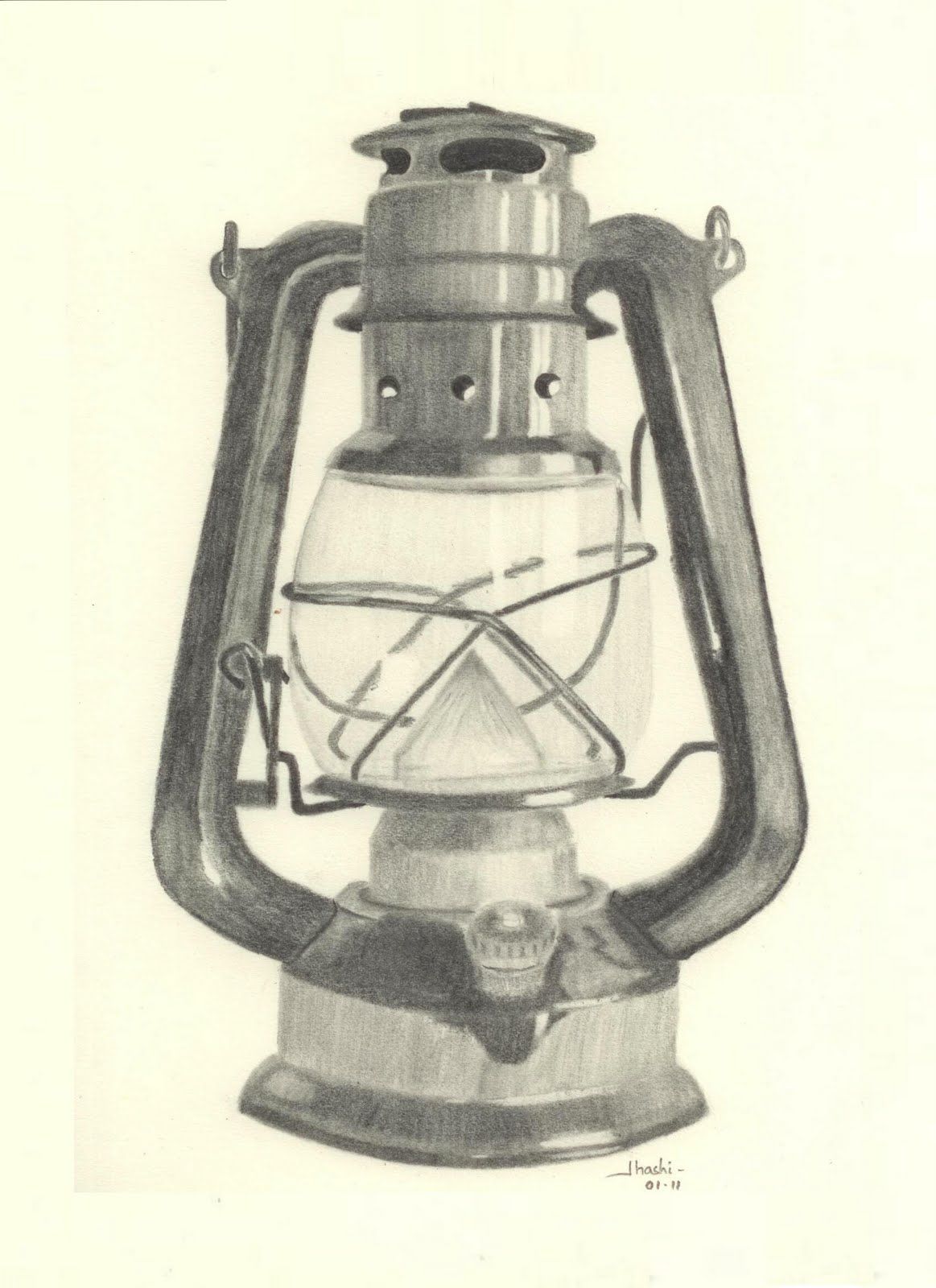 Oil Lamp Sketch at PaintingValley.com | Explore collection of Oil Lamp