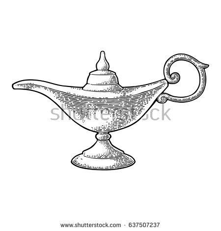 450x470 Drawn Lamp Oil - Oil Lamp Sketch