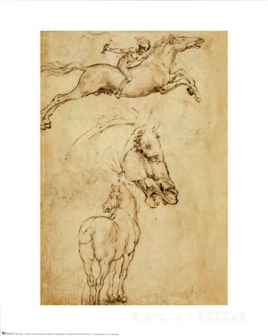 390x488 Free Shipping, Leonardo Da Vinci Decoration Oil Painting, Sketch - Oil Painting Sketch