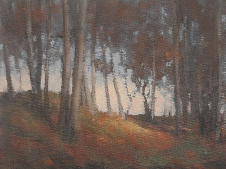 750x562 Paintings Of Trees - Oil Painting Sketch