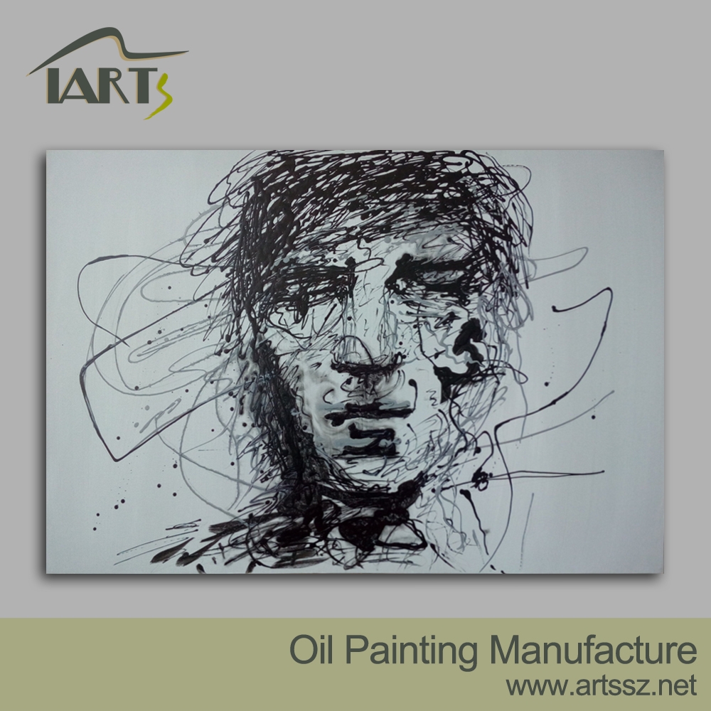 1000x1000 People Oil Painting With Sketch Design Style Painting - Oil Painting Sketch