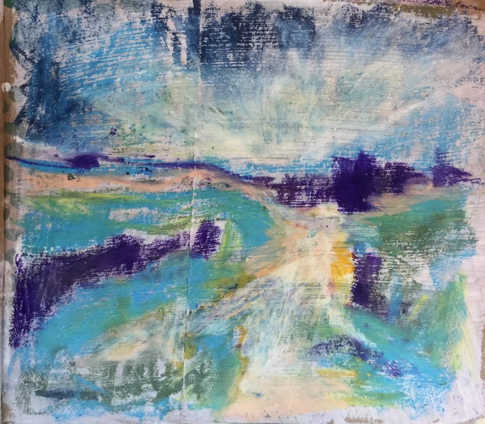 1000x874 Oil Pastel Sketches Julia Bethmann - Oil Pastel Sketches