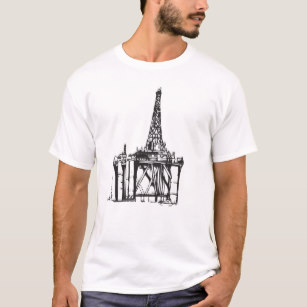 307x307 Oil Rig T Shirts Amp Shirt Designs Zazzle - Oil Rig Sketch