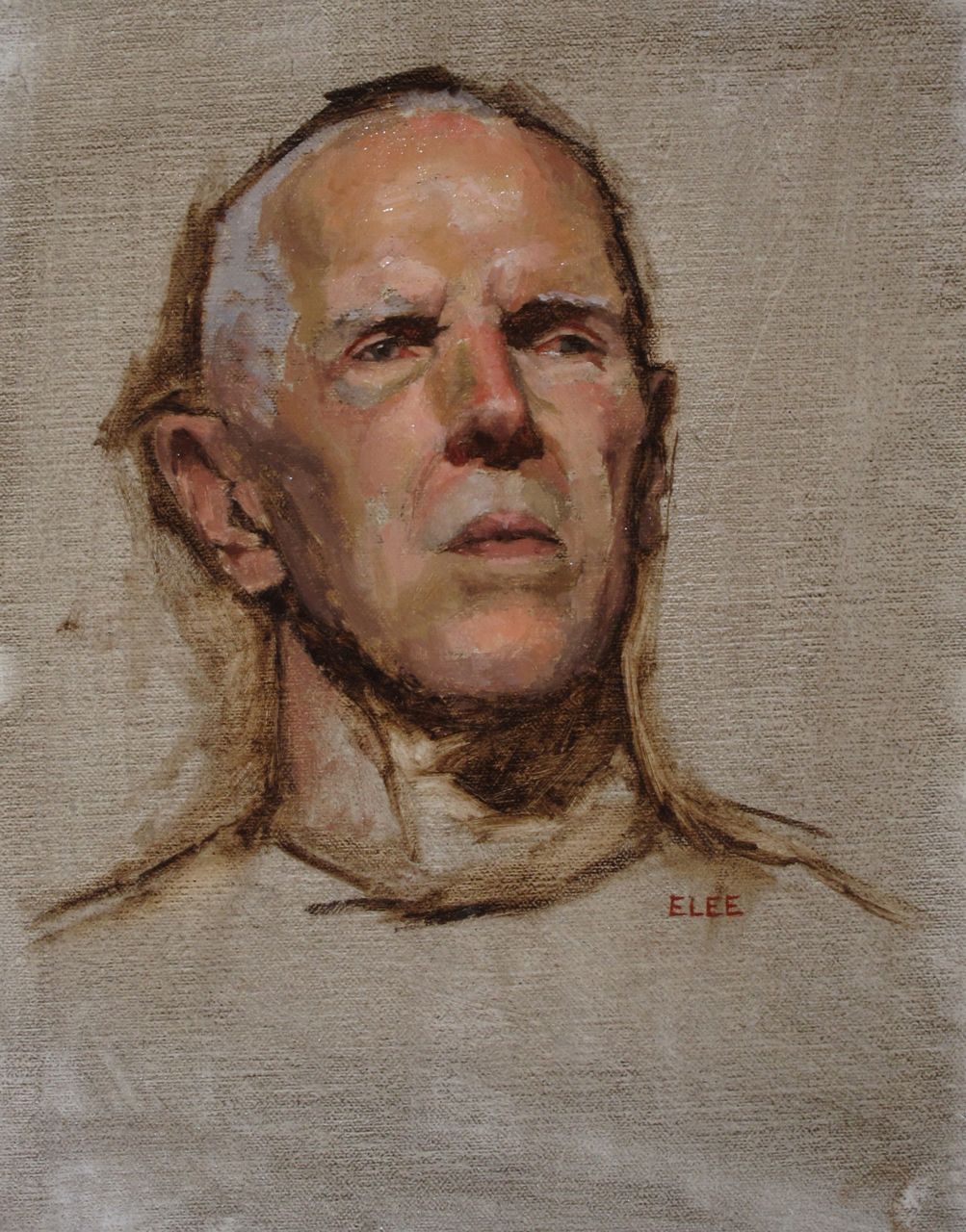 1003x1280 Mission Portrait Sketch Emilie Lee - Oil Sketch