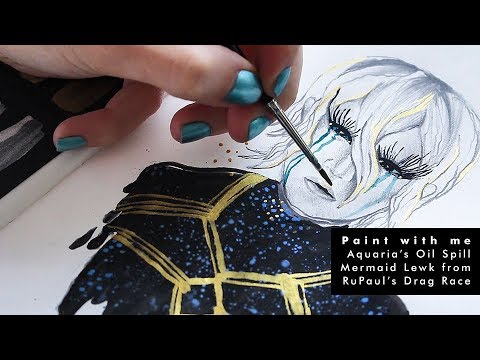 480x360 Paint With Me - Oil Spill Sketch