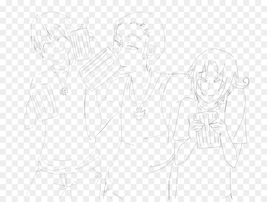 900x680 Clothing Drawing Line Art Sketch - Oktoberfest Sketch